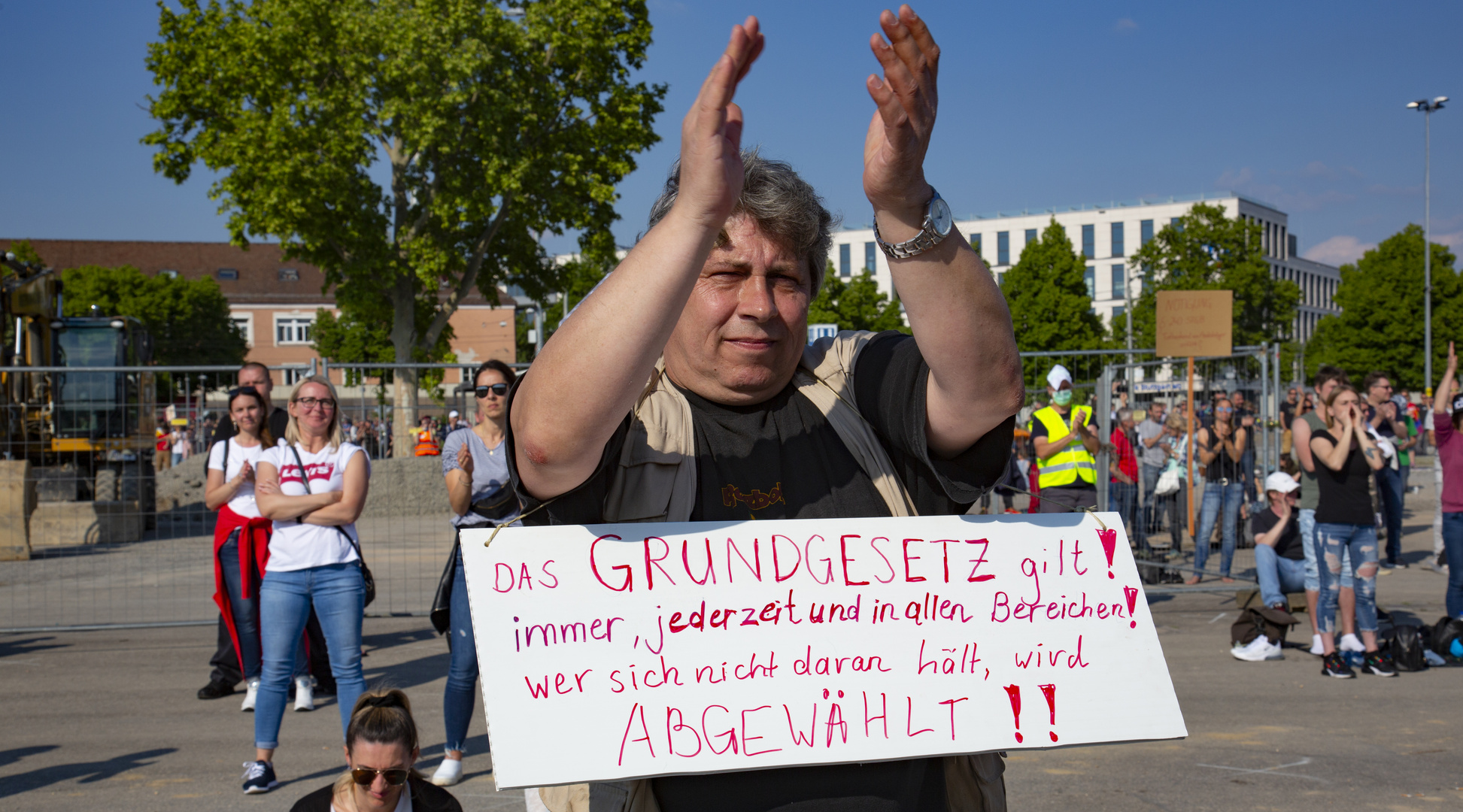 Proteste gegen Corona-Regeln 9