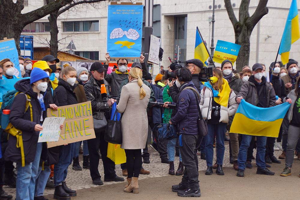 Proteste vor der Russischen Botschaft (3)