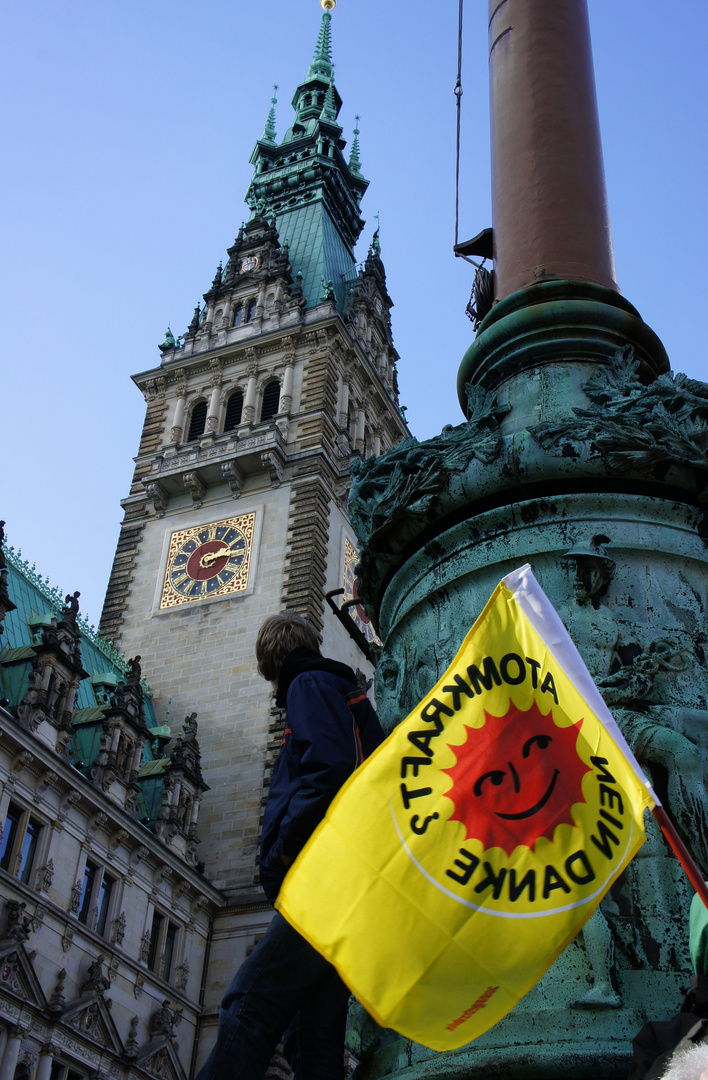 Protestierendes Hamburg