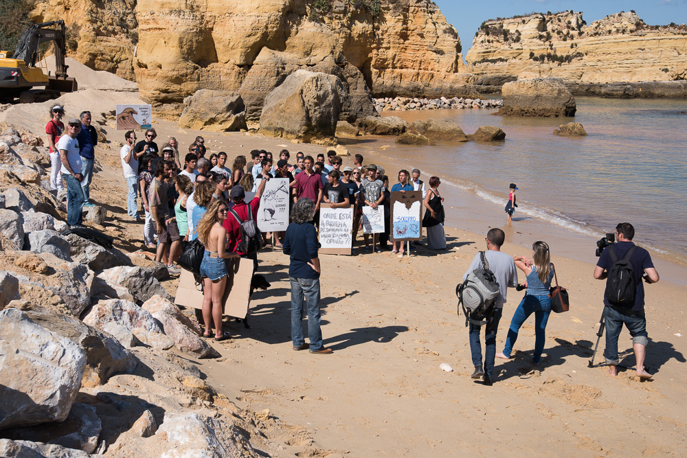 Protesto Praia Dona Ana