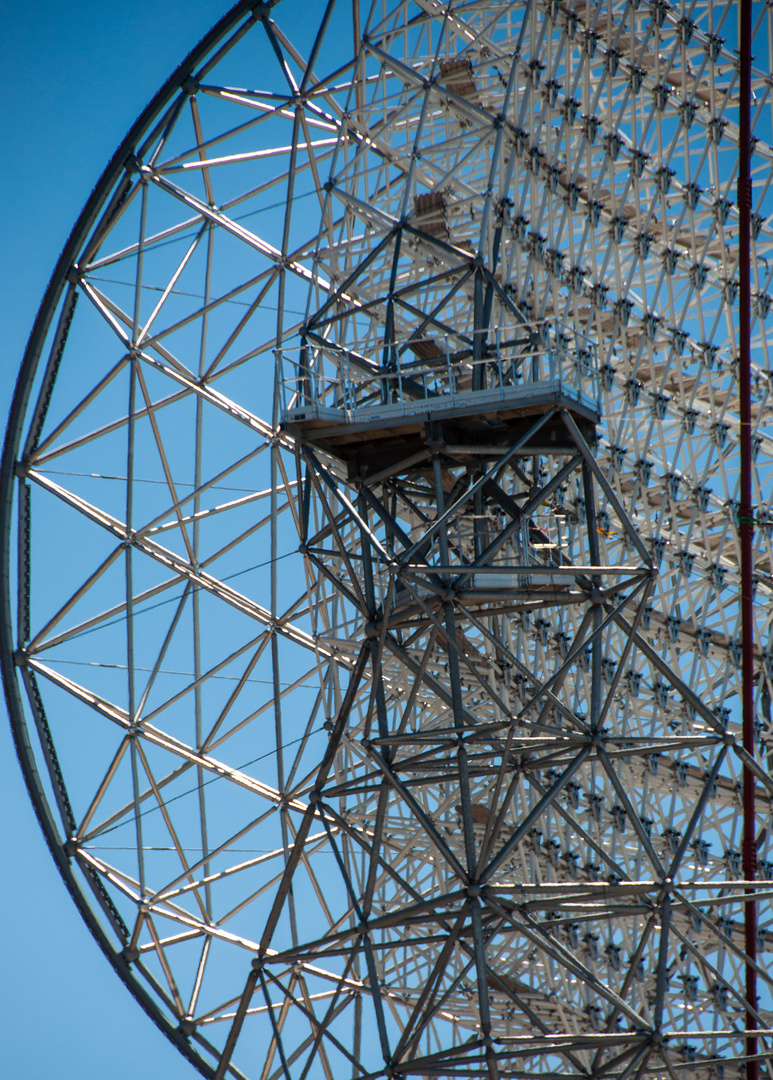 Prototypteleskop des Cherenkov Telescope Array (CTA)  im Bau