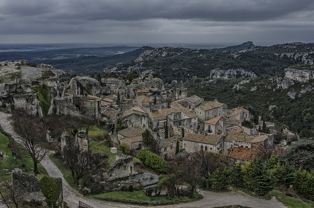 Provence - Blick auf Les Baux