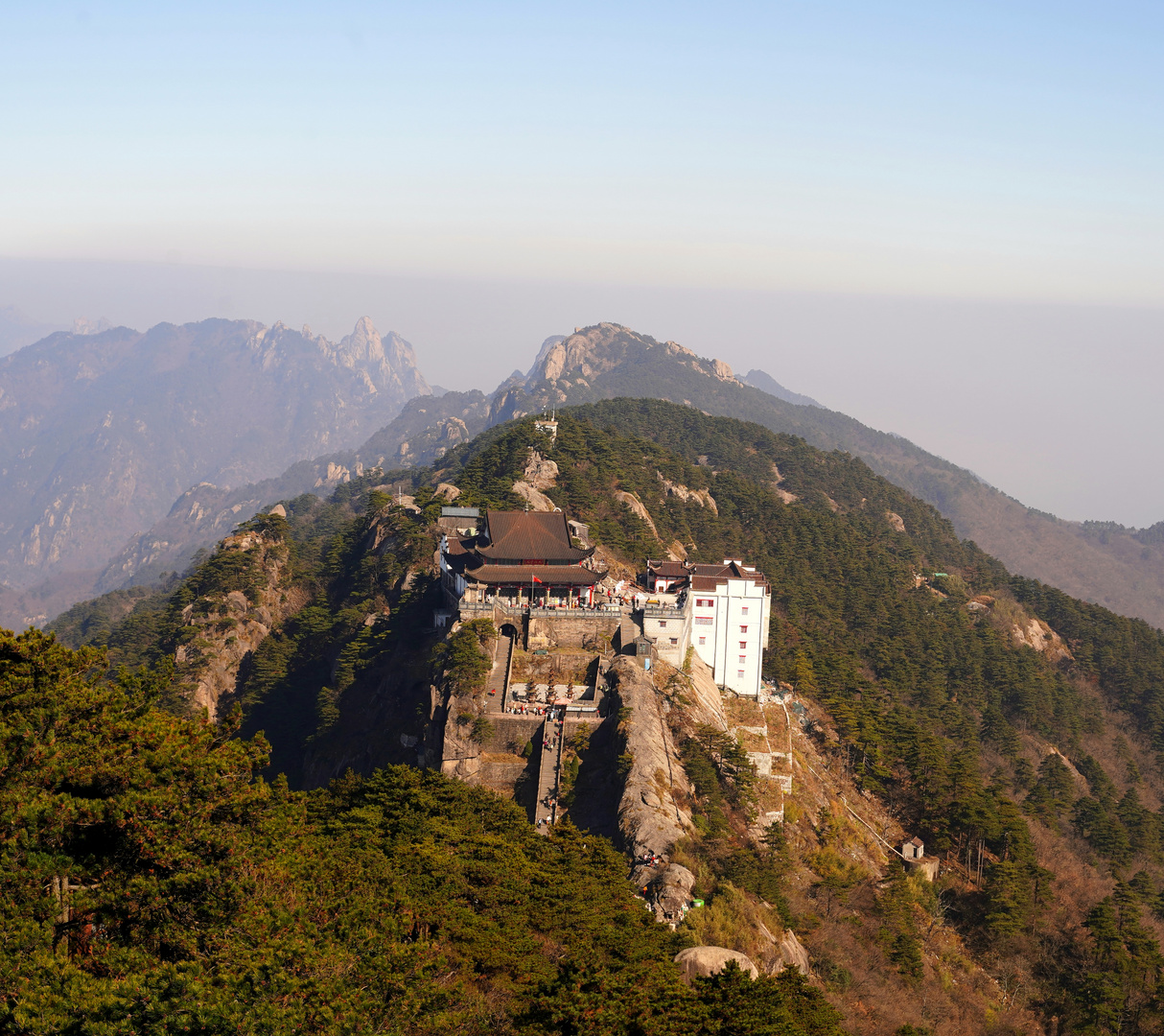  Provinz Anhui das Jiuhua Gebirge ,auf dem Jiuhua berg.