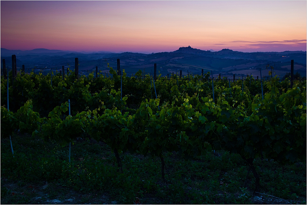 Provinz Marche - Blick auf die Fermo