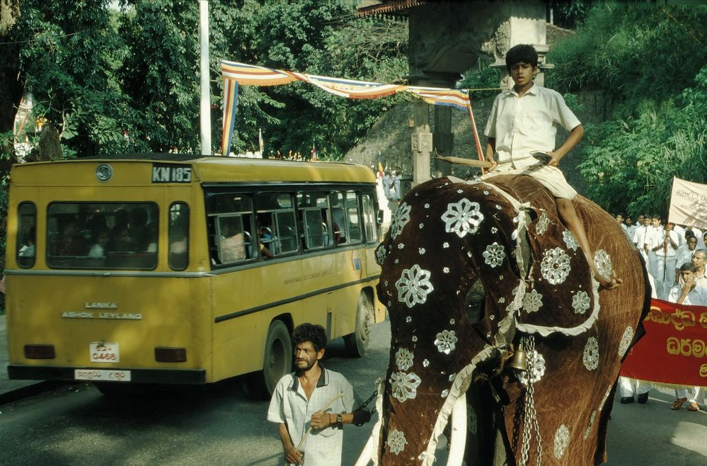 Prozession in Kandy 2001