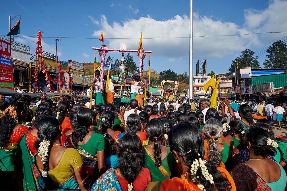 Prozession in Munnar