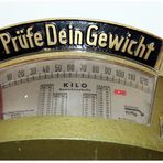 Prüfe dein Gewicht