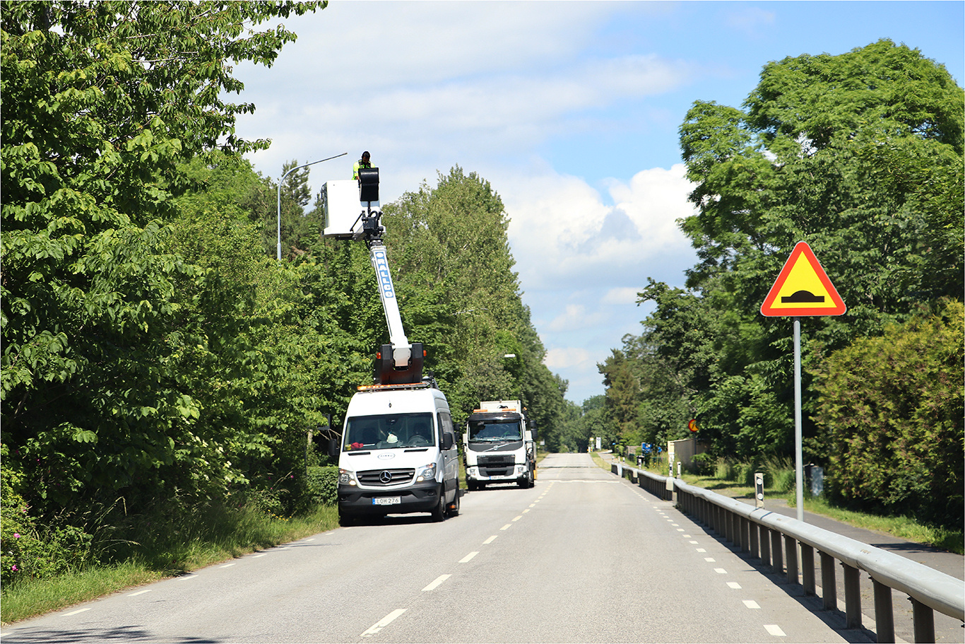 Prüfung und Auswechselung der Strassenlampen