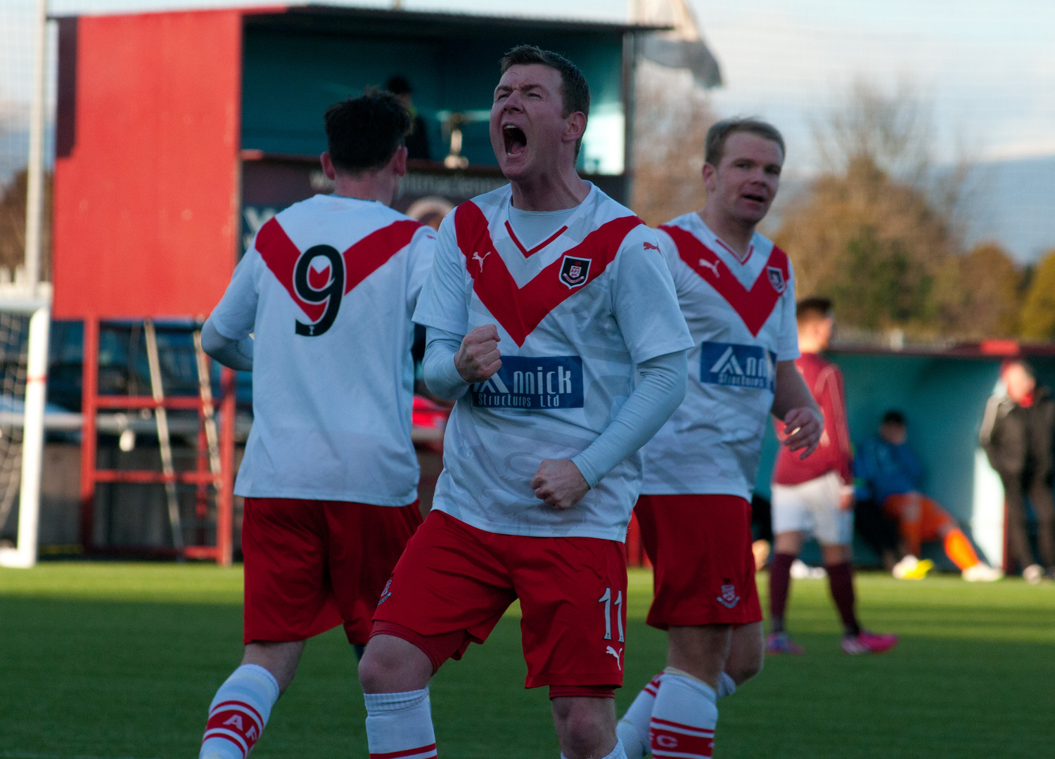 Prunty celebrates