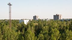 Prypiat - View from the Roof of a Sovjet Flat at IV Microdistrict 