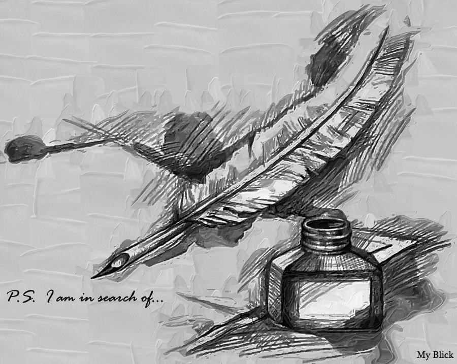 PS. I am in search of