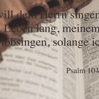 Psalm 104,33