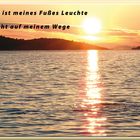 Psalm 119, 105...Dein Wort ist ein Licht auf meinem Weg