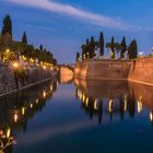 Pschiera del Garda Canale di mezzo Blick von der Ponte di Porta Brescia