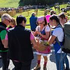 Pseier Marktfrau beim Almabtrieb in Pfelders - Passeiertal - Südtirol