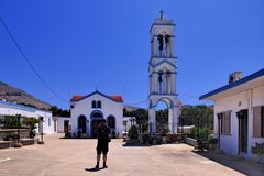 Pserimos Kirche und Glockenturm