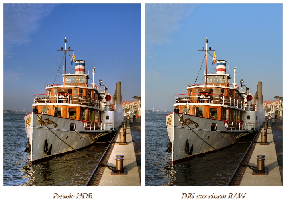 Pseudo-HDR / DRI aus einem RAW