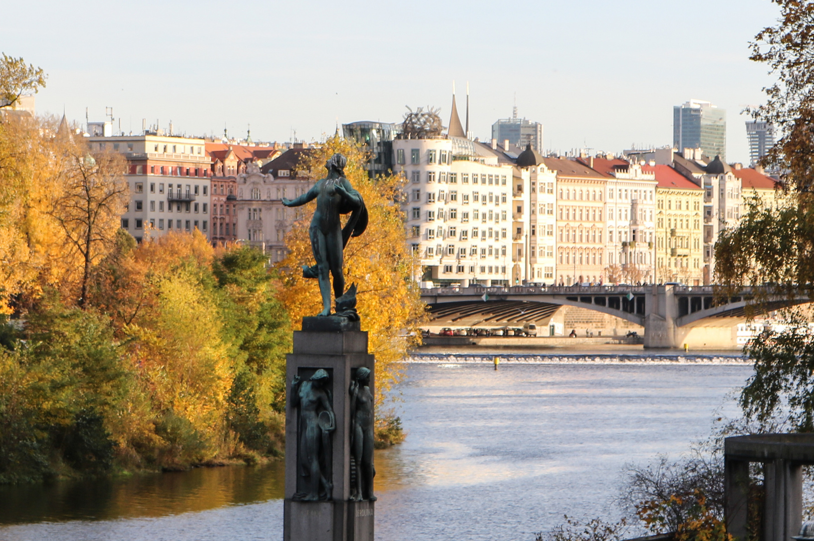 P_Statue Bruecke Moldau PRAG P-44-16-col von2016