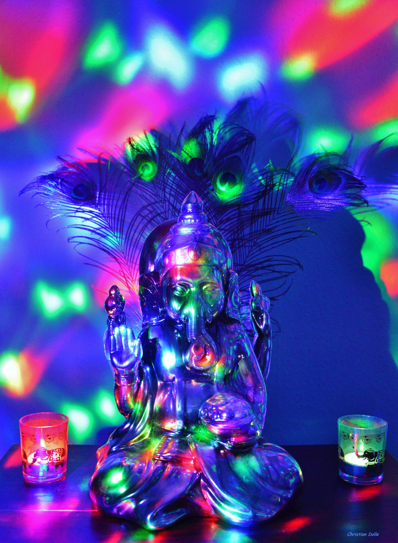 Psychedelic Ganesha