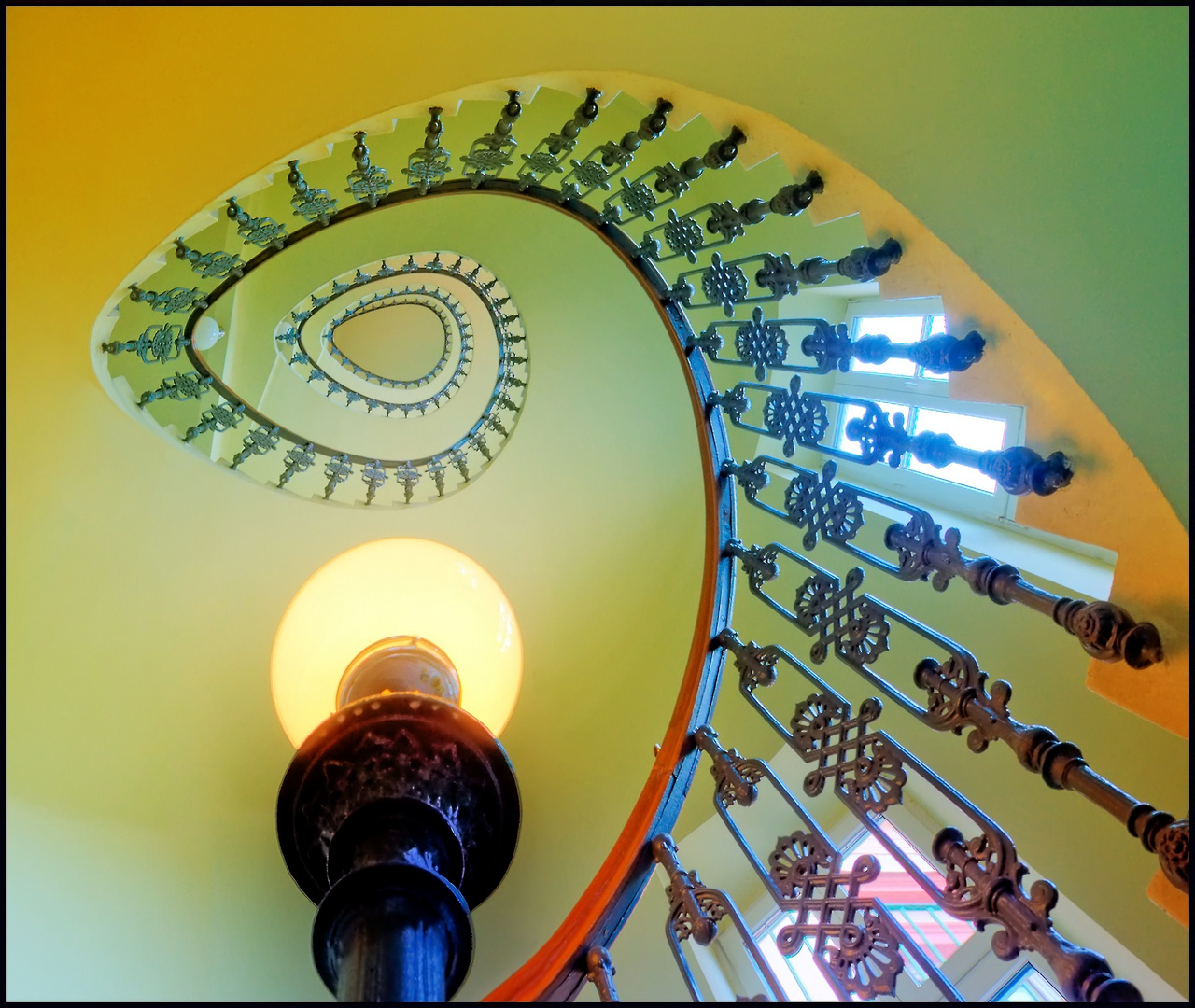 Psychedelic staircase