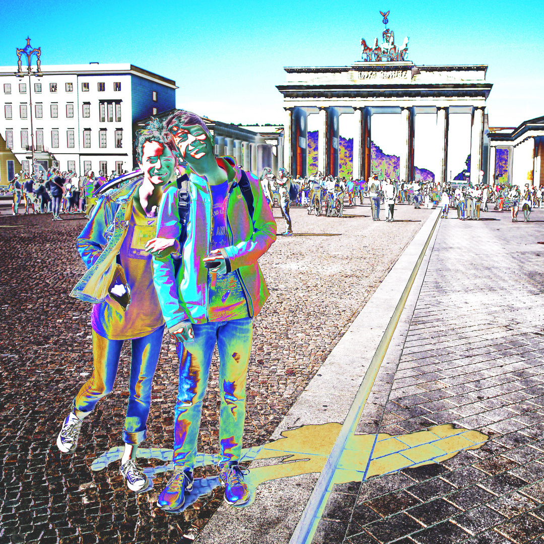 psychodelic am Brandenburger Tor