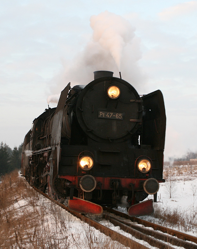 Pt 47-65 im Licht der aufgehenden Sonne.