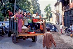 Public Transportation. Shan State, Myanmar.