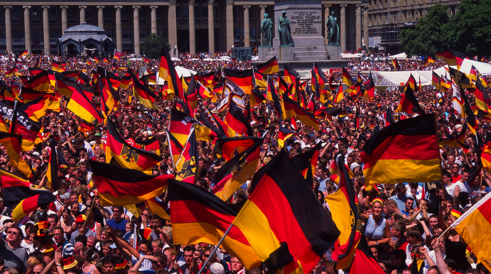 Public-Viewing WM 2002 Stuttgart