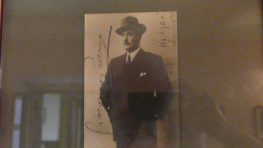 Puccini zu Besuch im Hotel Italia, Sulmona