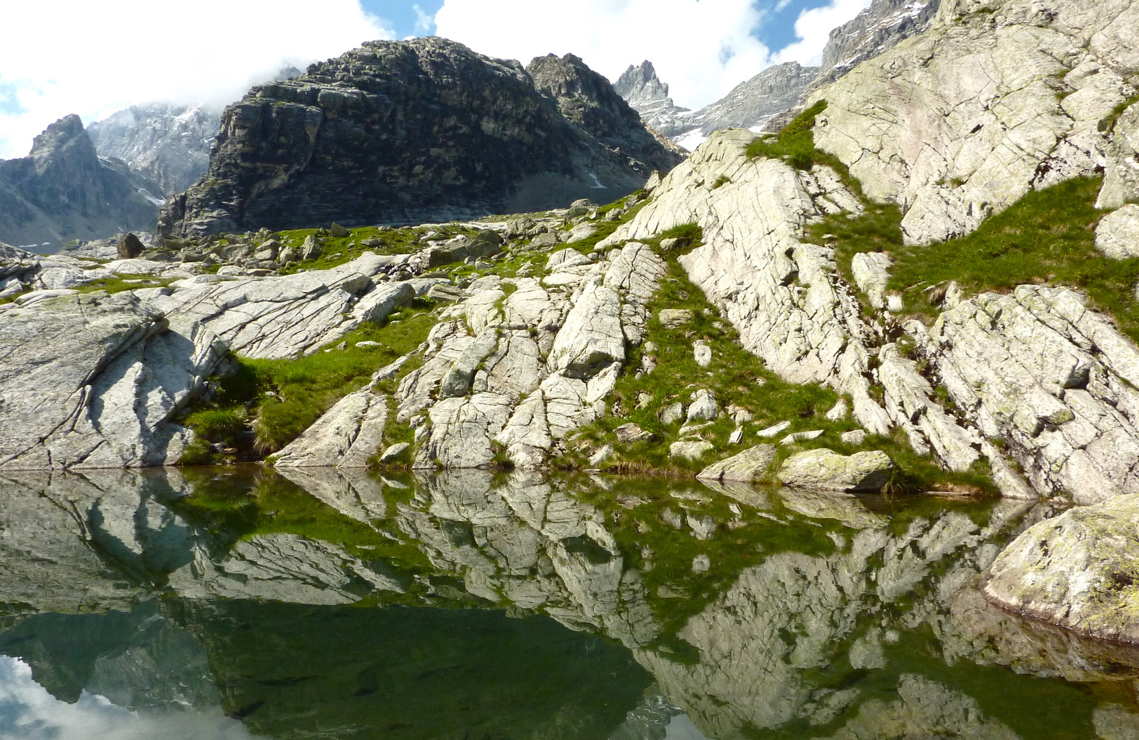 Pucherseeli 1 , oberhalb der Windgällenhütte , mit Düssi