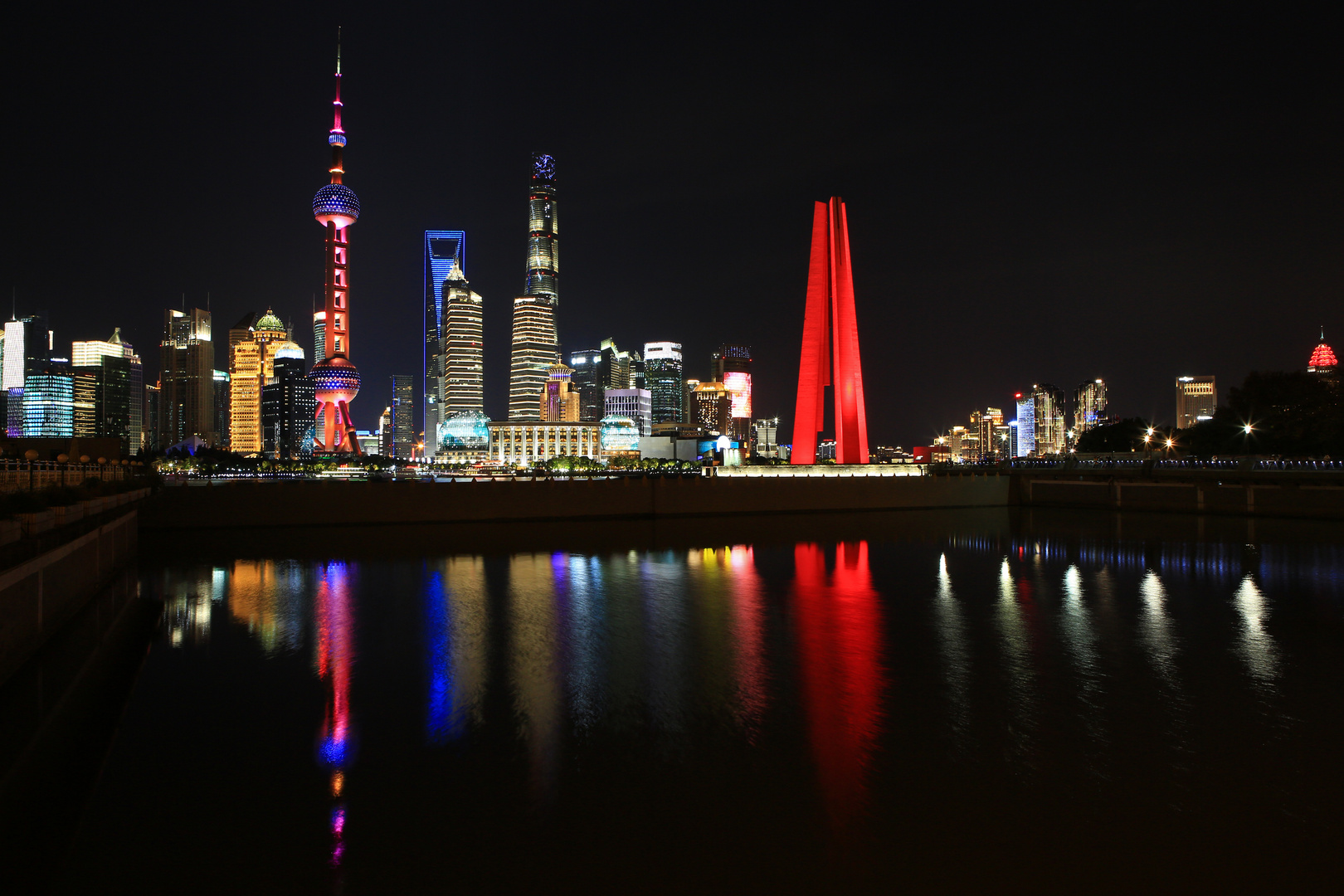 Pudong am Abend