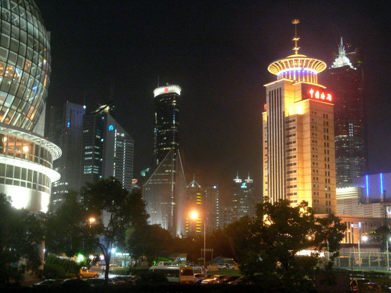 Pudong bei Nacht