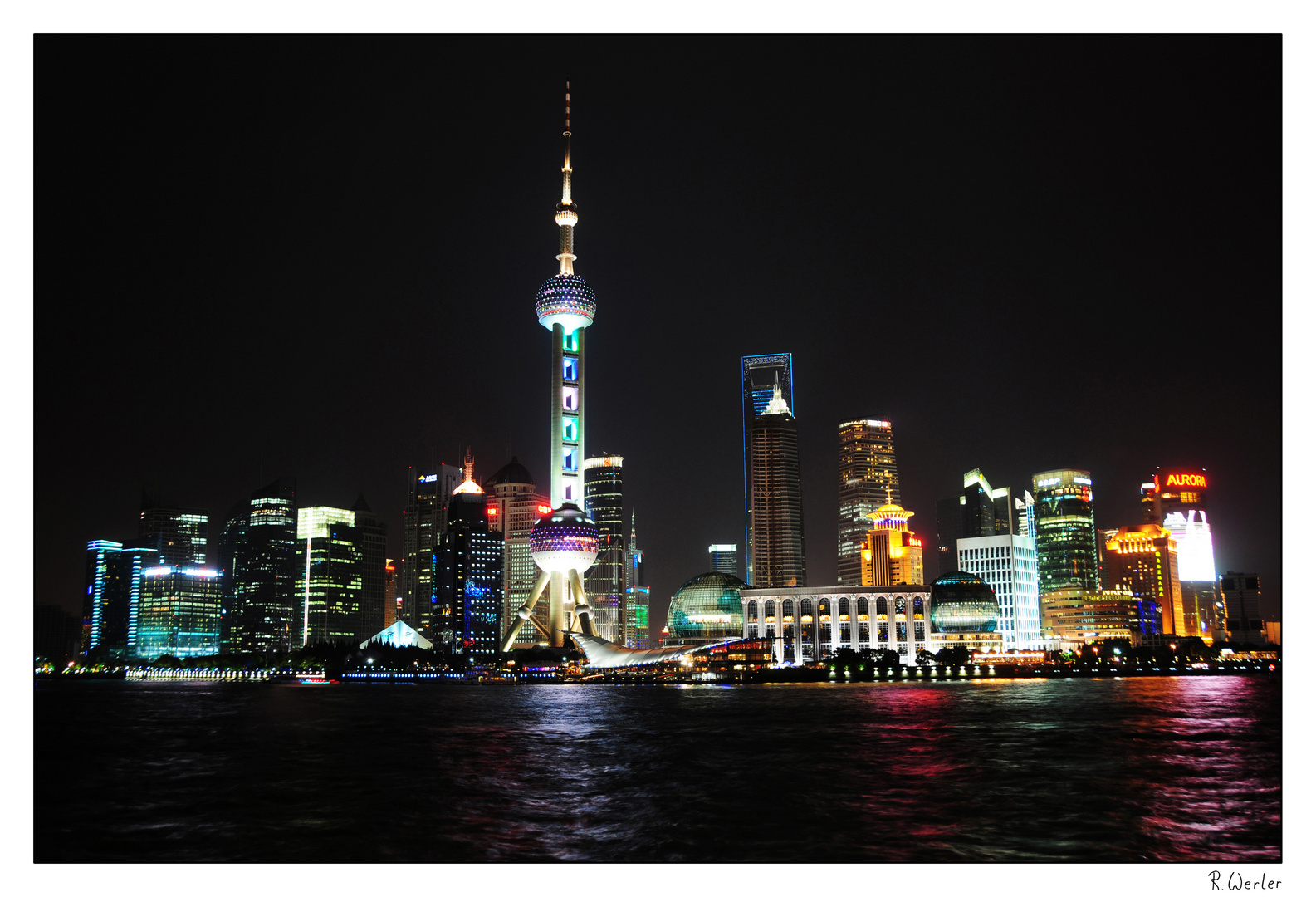 --  Pudong by night --