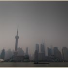 Pudong im Nebel