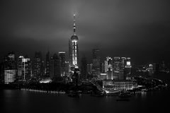 Pudong in black and some white