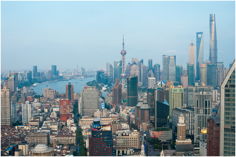 Pudong, Jangtsekiang und Nanjing Road