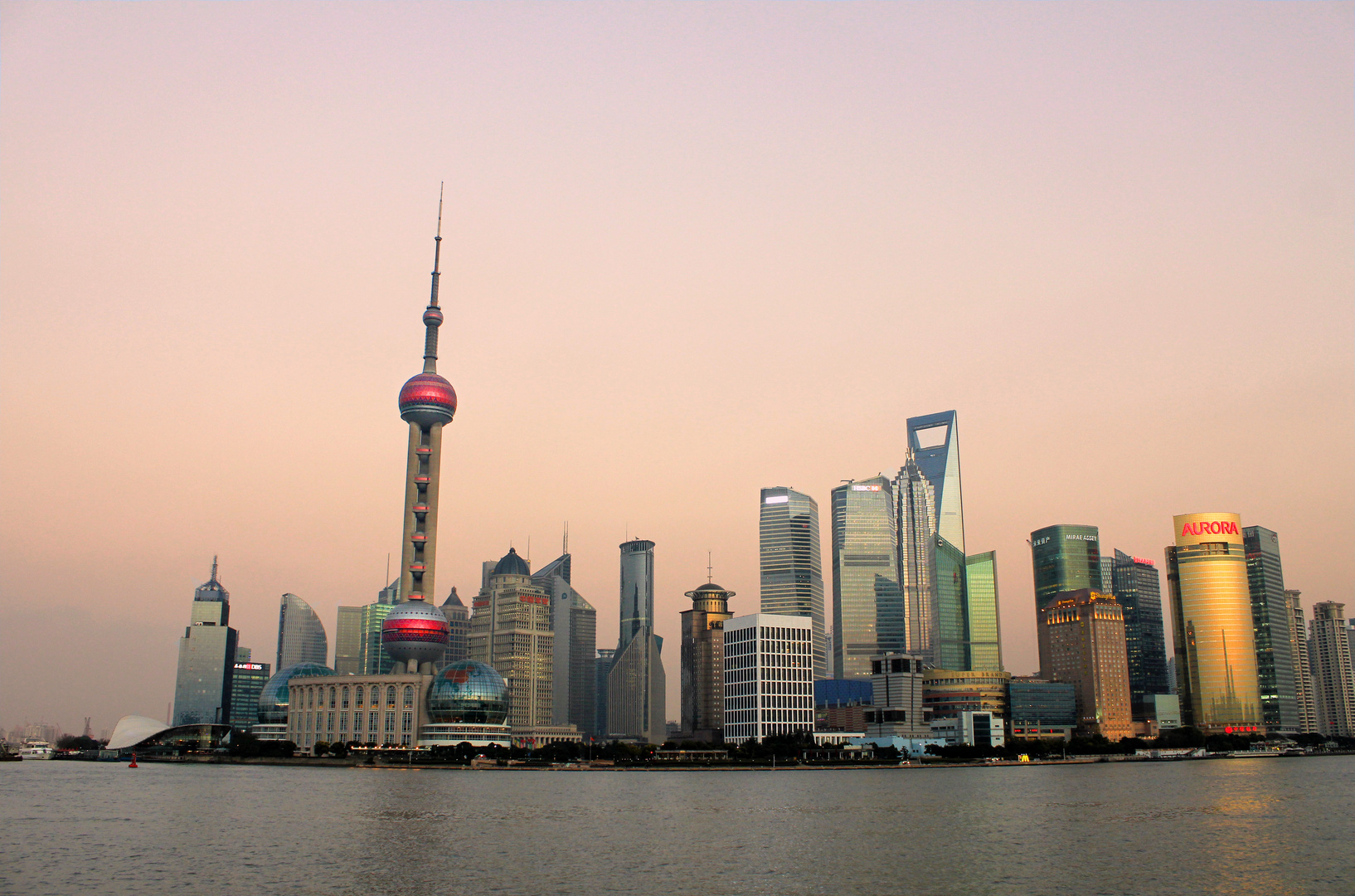 Pudong sunset