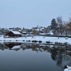 Pueblo bajo la nieve