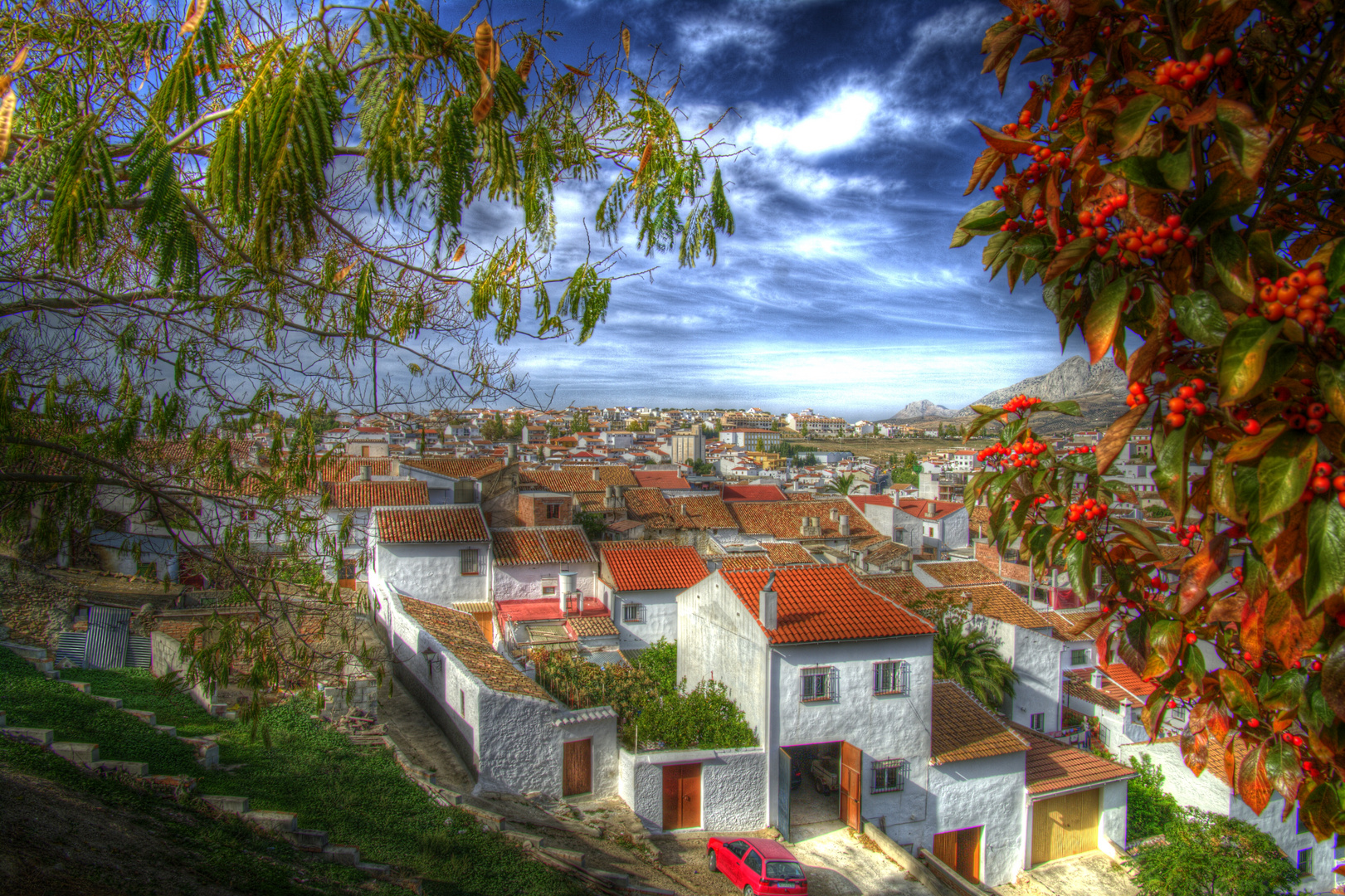 Pueblo de Colmenar Málaga. Pentax K20D