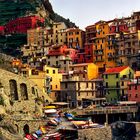 Pueblo de pescadores. La Cinque Terre. Italia