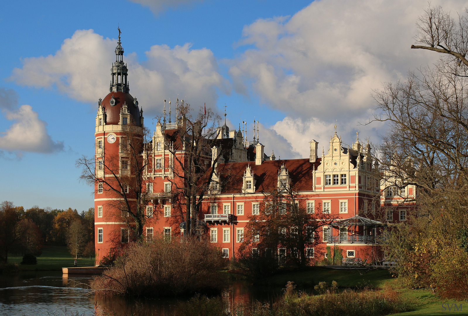 Pückler-Schloss Bad Muskau im gleichnamigen  Park