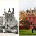 Pücklerschloss Muskau 1945 und heute