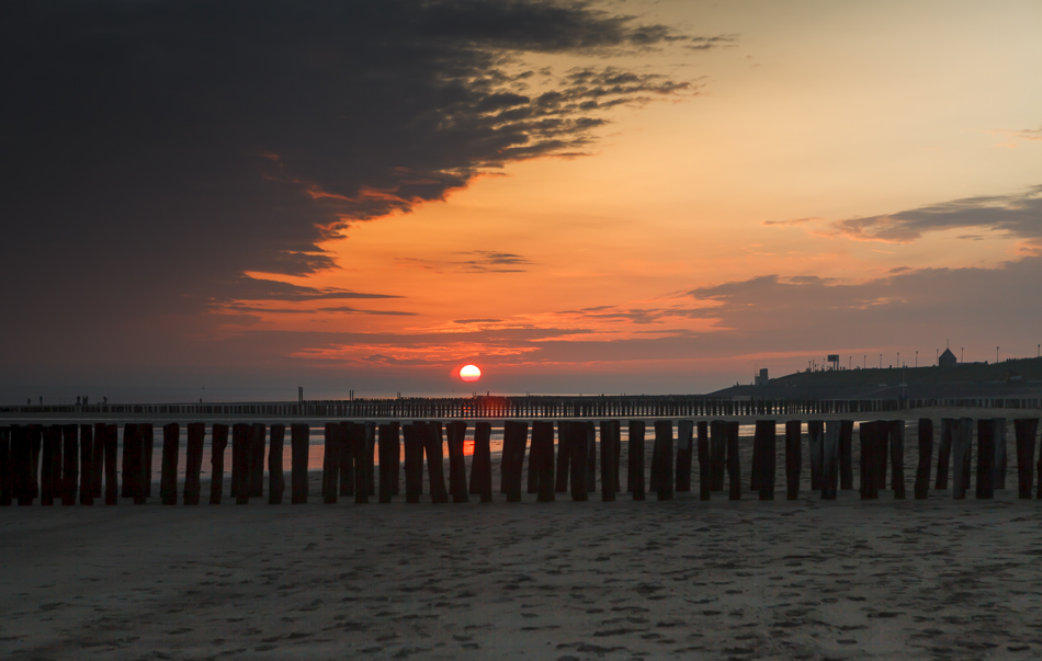 Pünktlich zum Sonnenuntergang...