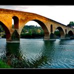 Puente al atardecer