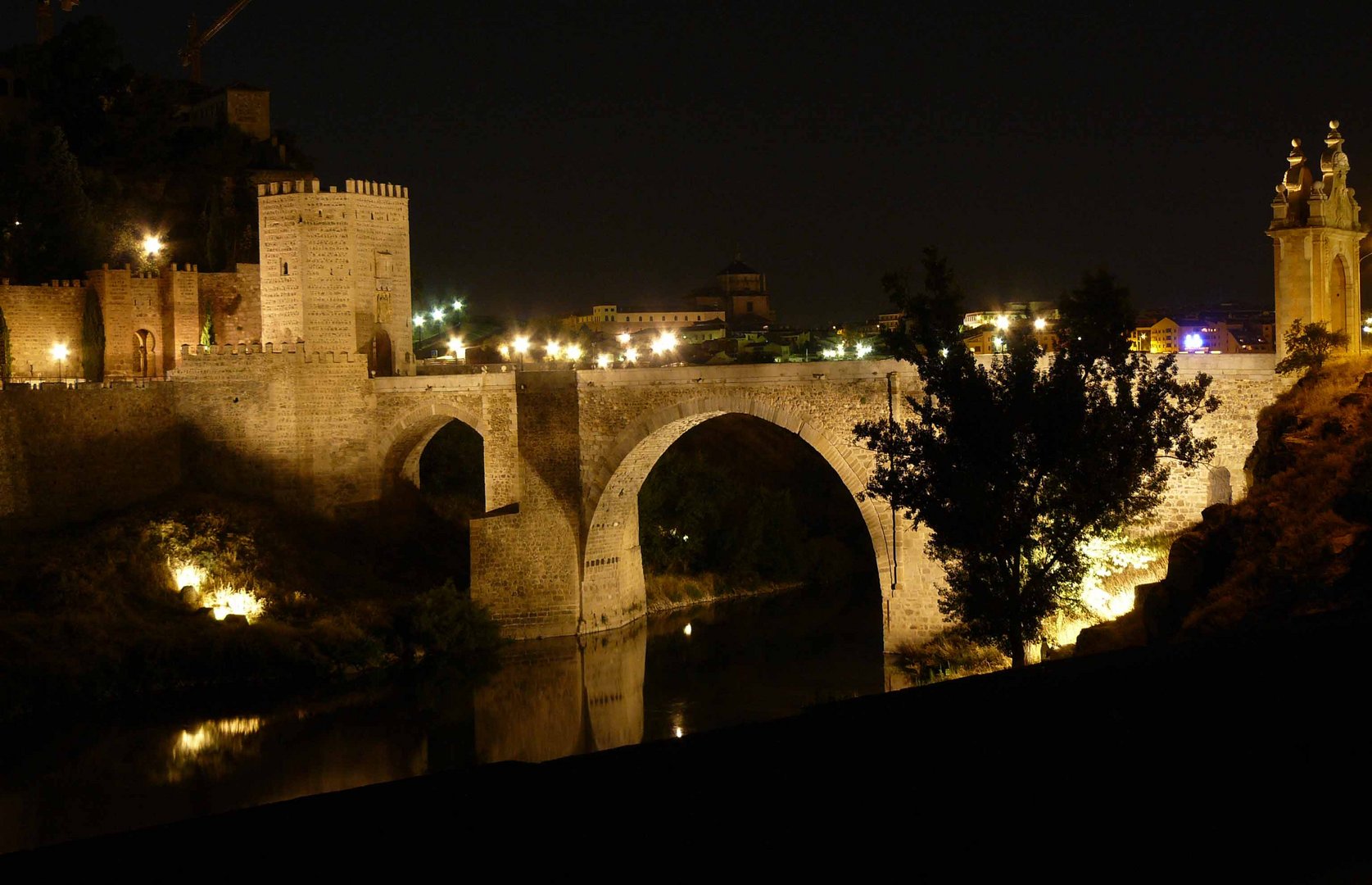 Puente de Alcántara, Toledo, Julio 2007