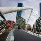 PUENTE de CALATRAVA y TORRES ISOZAKI.  (BILBAO). Para mi amiga ITXASO.