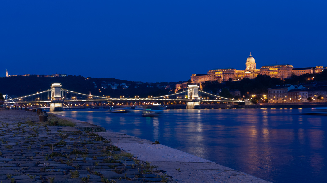 Puente de las Cadenas y Castillo de Buda, Budapest