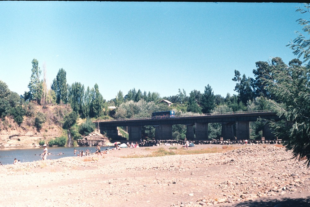 Puente del rio Itata de Quillon Chile