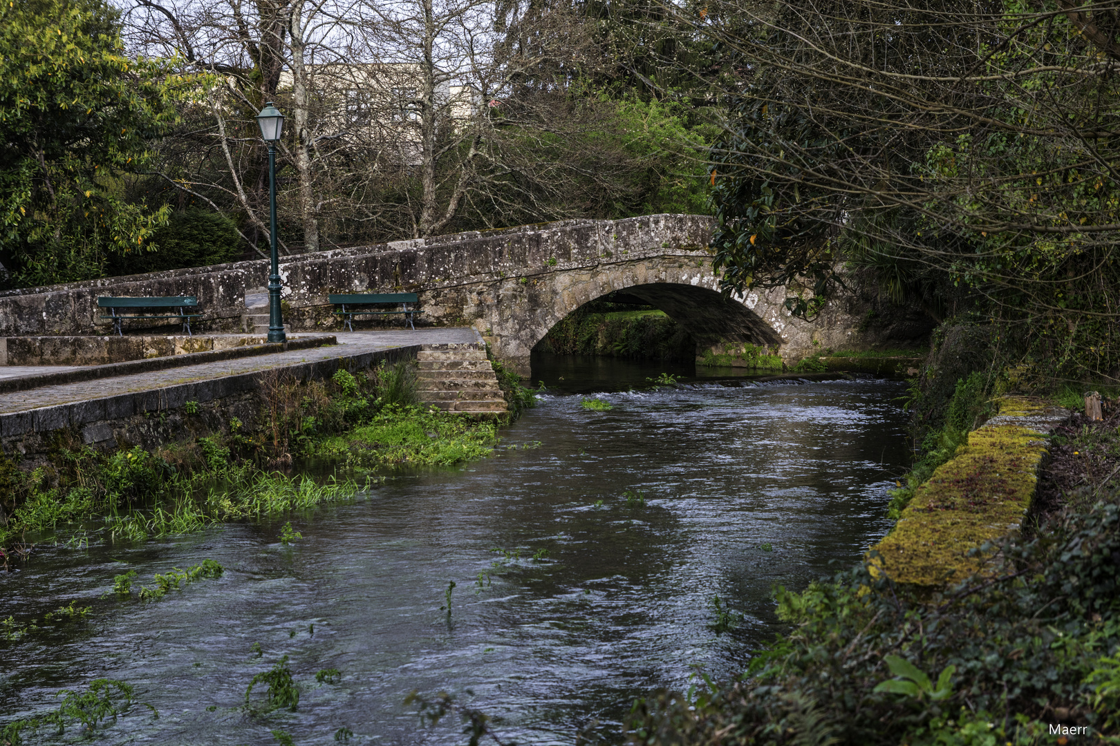 Puente romano sobre El Sarela