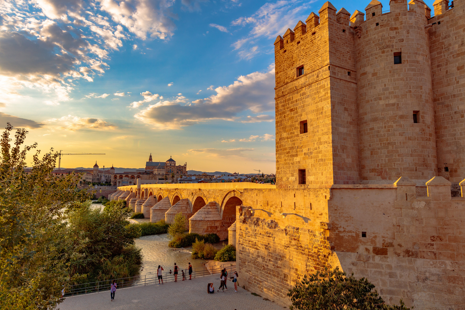 puente romano y mezquita de Córdoba